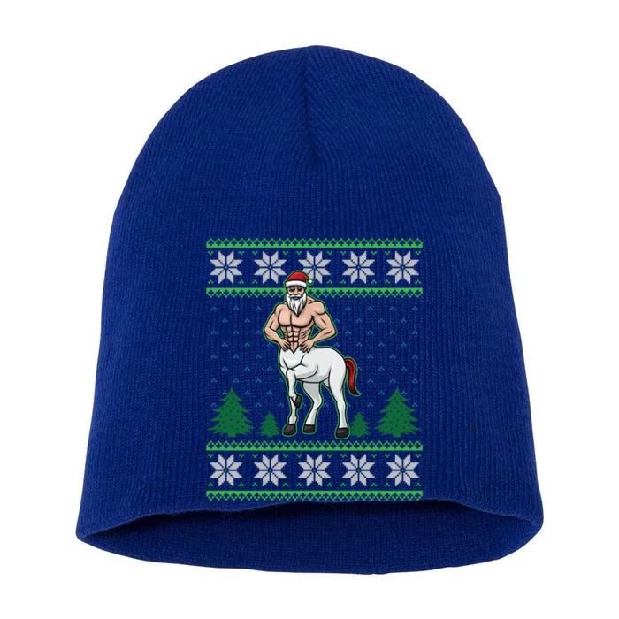 Centaur Half Half Horse Greek Mythology Cool Christmas Gift Short Acrylic Beanie