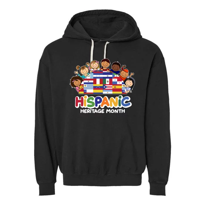 Cute Hispanic Heritage Month Garment-Dyed Fleece Hoodie