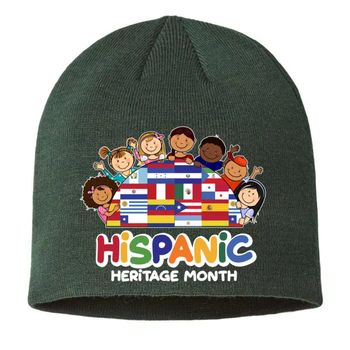 Cute Hispanic Heritage Month 8 1/2in Sustainable Knit Beanie