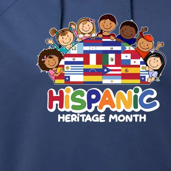 Cute Hispanic Heritage Month Performance Fleece Hoodie