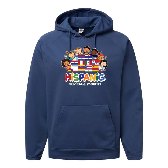 Cute Hispanic Heritage Month Performance Fleece Hoodie