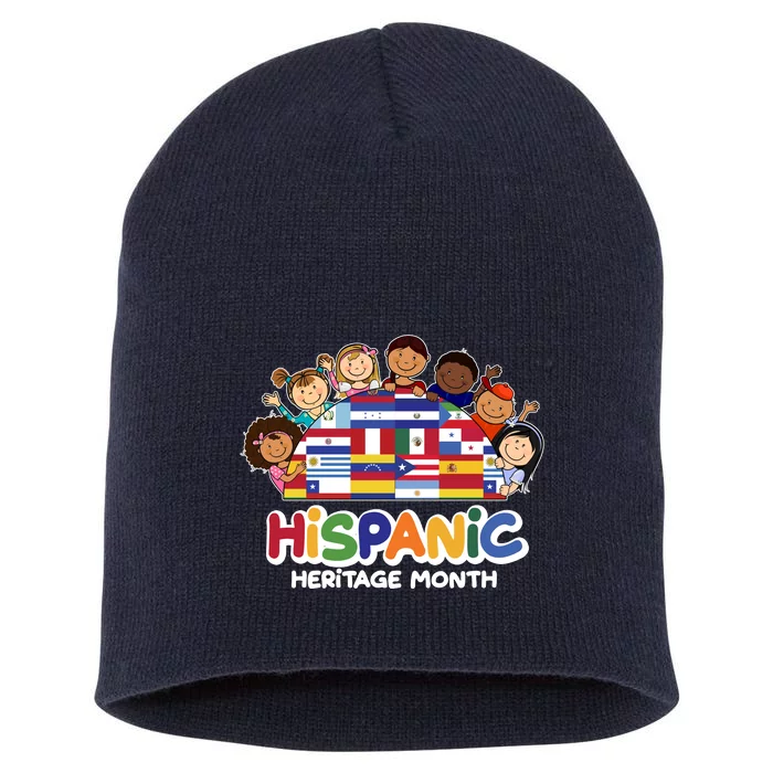 Cute Hispanic Heritage Month Short Acrylic Beanie