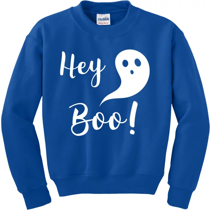 Cute Halloween Hey Boo Gift Kids Sweatshirt