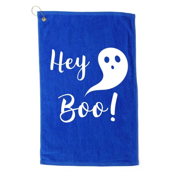 Cute Halloween Hey Boo Gift Platinum Collection Golf Towel