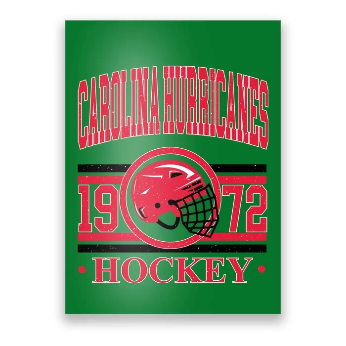 Carolina Hurricanes Hockey Team Supporter Poster