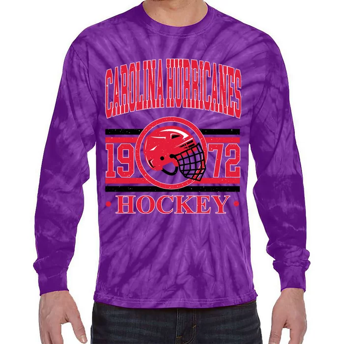 Carolina Hurricanes Hockey Team Supporter Tie-Dye Long Sleeve Shirt