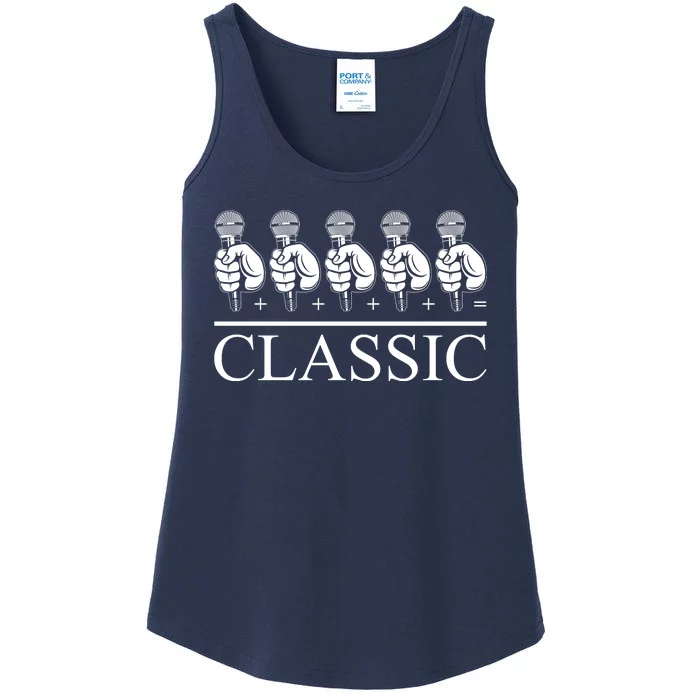 Classic Hip Hop Mic Ladies Essential Tank