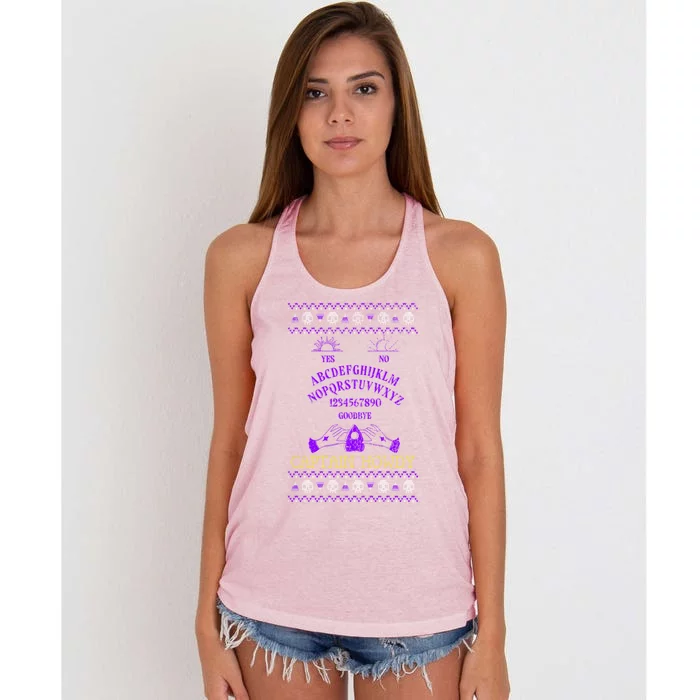 Captain Howdy Halloween Spirit Board Gift Women's Knotted Racerback Tank