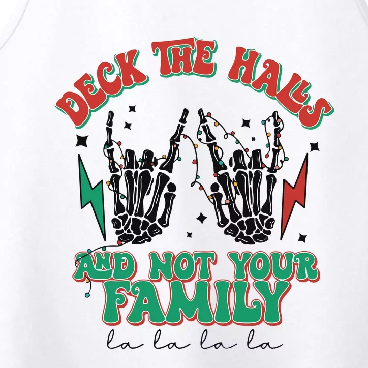 Christmas Happy Holidays Funny Christmas Family Performance Tank