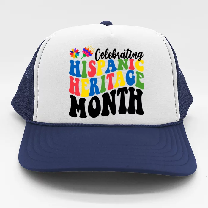 Celebrating Hispanic Heritage Month Colorful Trucker Hat