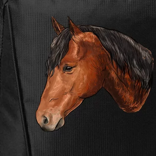 Cute Horse Head City Backpack