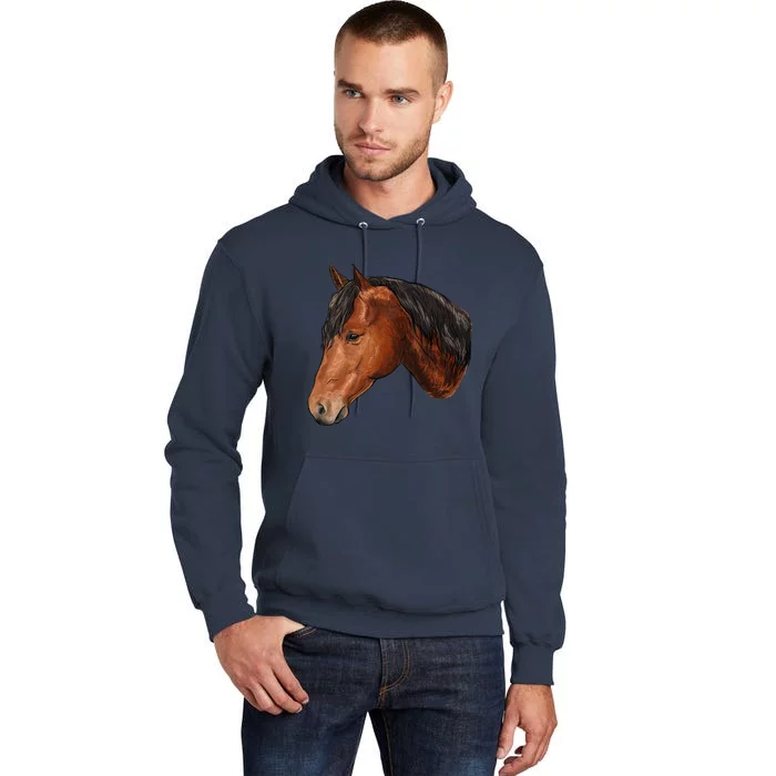 Cute Horse Head Tall Hoodie