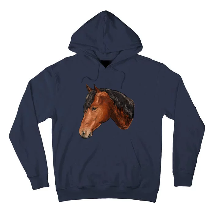 Cute Horse Head Tall Hoodie