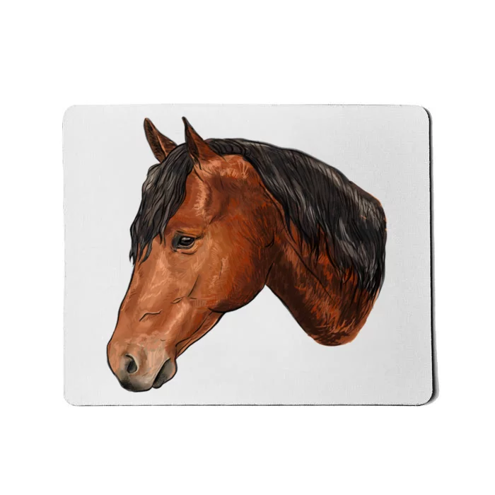 Cute Horse Head Mousepad