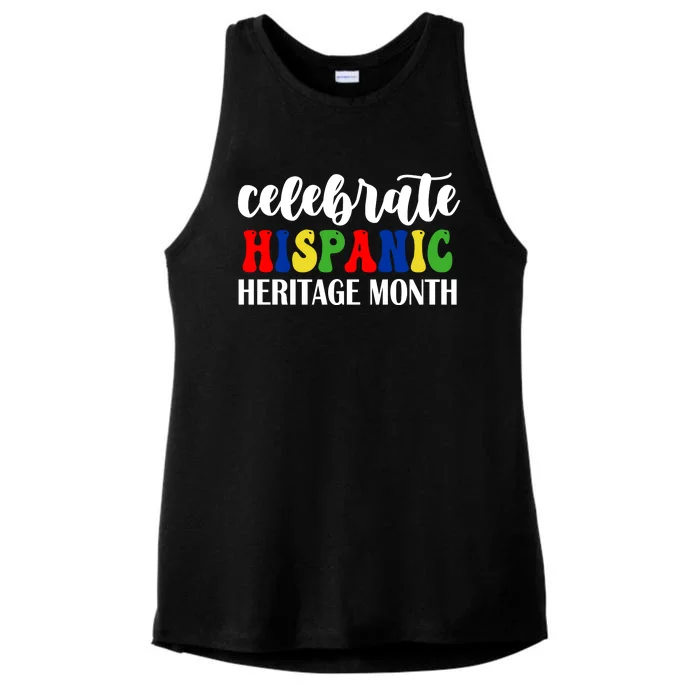 Celebrate Hispanic Heritage Month Ladies Tri-Blend Wicking Tank