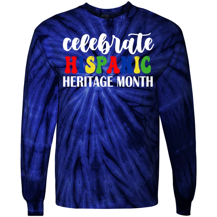 Celebrate Hispanic Heritage Month Tie-Dye Long Sleeve Shirt