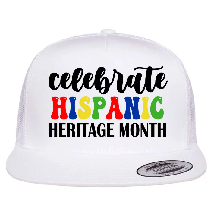 Celebrate Hispanic Heritage Month Flat Bill Trucker Hat