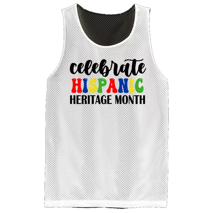 Celebrate Hispanic Heritage Month Mesh Reversible Basketball Jersey Tank