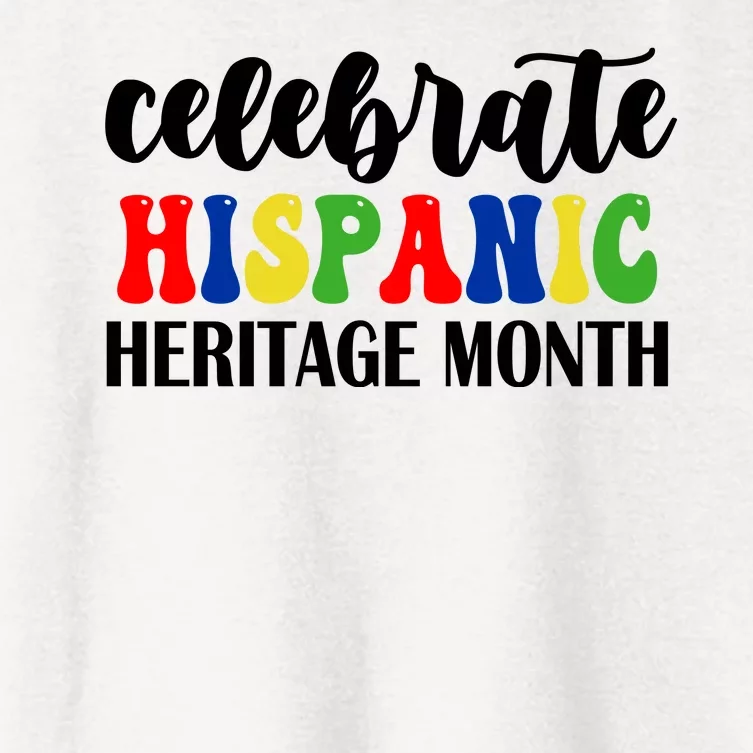 Celebrate Hispanic Heritage Month Women's Crop Top Tee