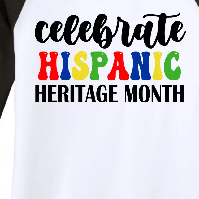 Celebrate Hispanic Heritage Month Women's Tri-Blend 3/4-Sleeve Raglan Shirt