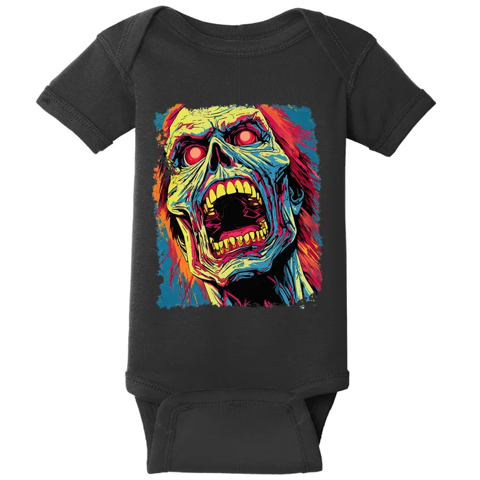 Classic Horror Halloween Baby Bodysuit