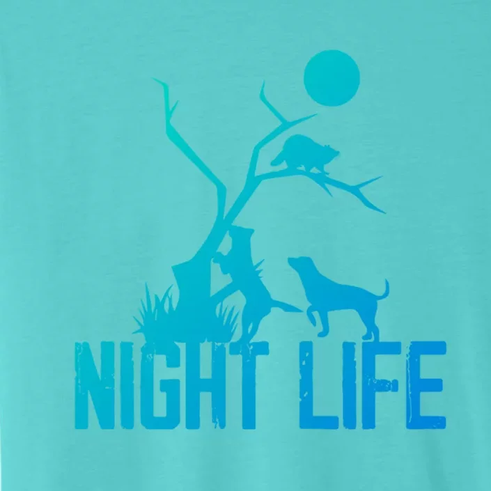 Coon Hound Hunting Night Life Hunting Dog Coon Hunting Gift ChromaSoft Performance T-Shirt