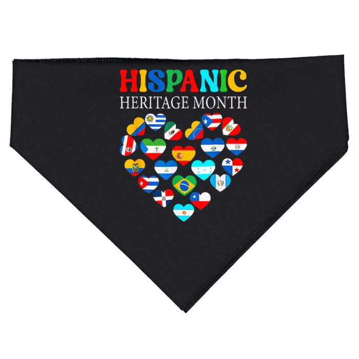 Celebrate Hispanic Heritage Month with a Heart USA-Made Doggie Bandana