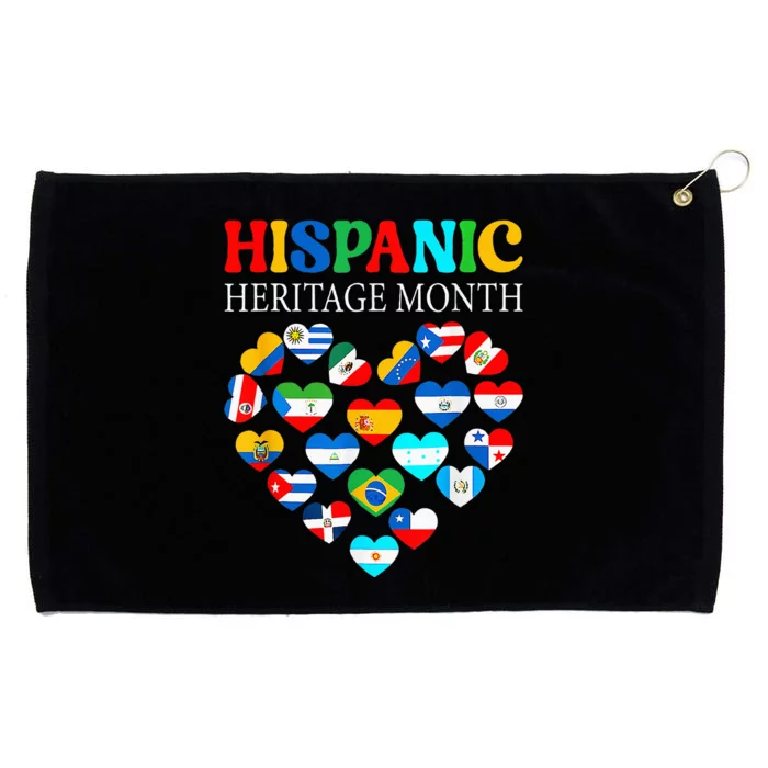 Celebrate Hispanic Heritage Month with a Heart Grommeted Golf Towel