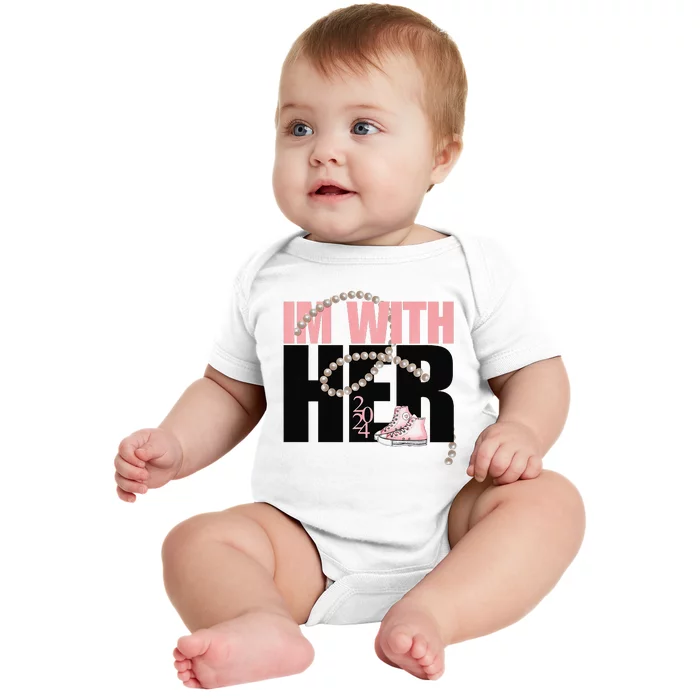 Cute Her Hype Crew Premium Baby Bodysuit