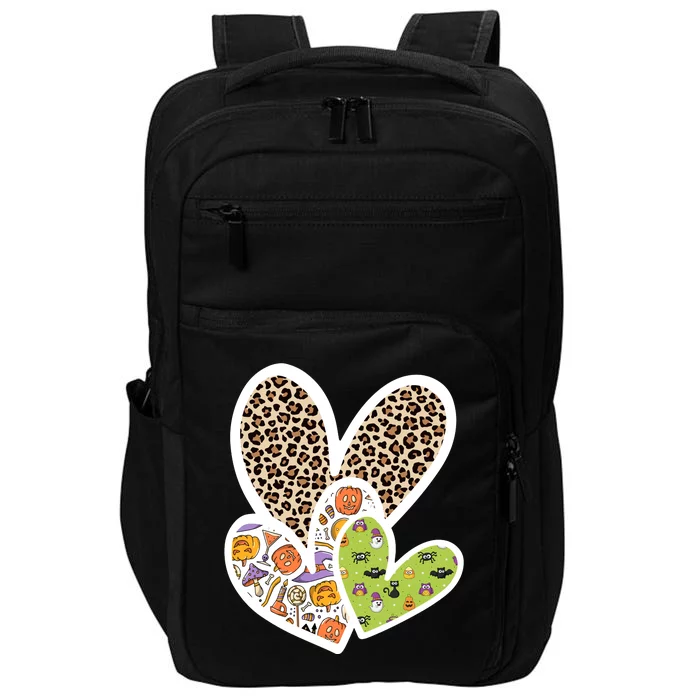 Cute Halloween Hearts Festive Impact Tech Backpack