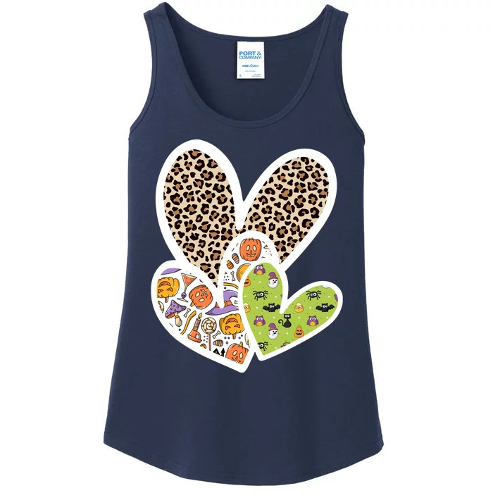 Cute Halloween Hearts Festive Ladies Essential Tank