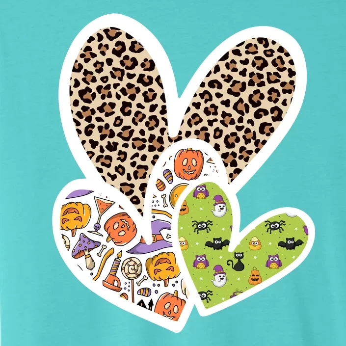 Cute Halloween Hearts Festive ChromaSoft Performance T-Shirt