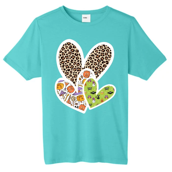 Cute Halloween Hearts Festive ChromaSoft Performance T-Shirt