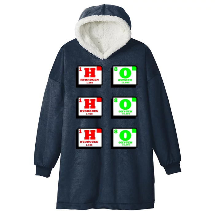 Christmas Ho Ho Ho Funny For Science Teacher Hooded Wearable Blanket