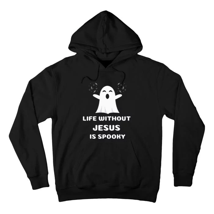 Christian Halloween Humor Church Trick Truck Or Treat Saying Tall Hoodie