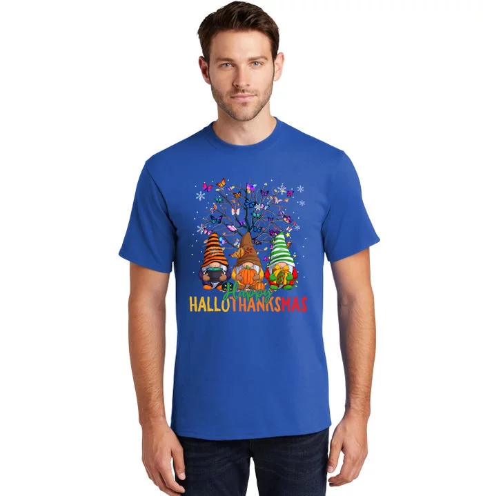 Cherish Hallothankmas In Gnome Style Gift Tall T-Shirt