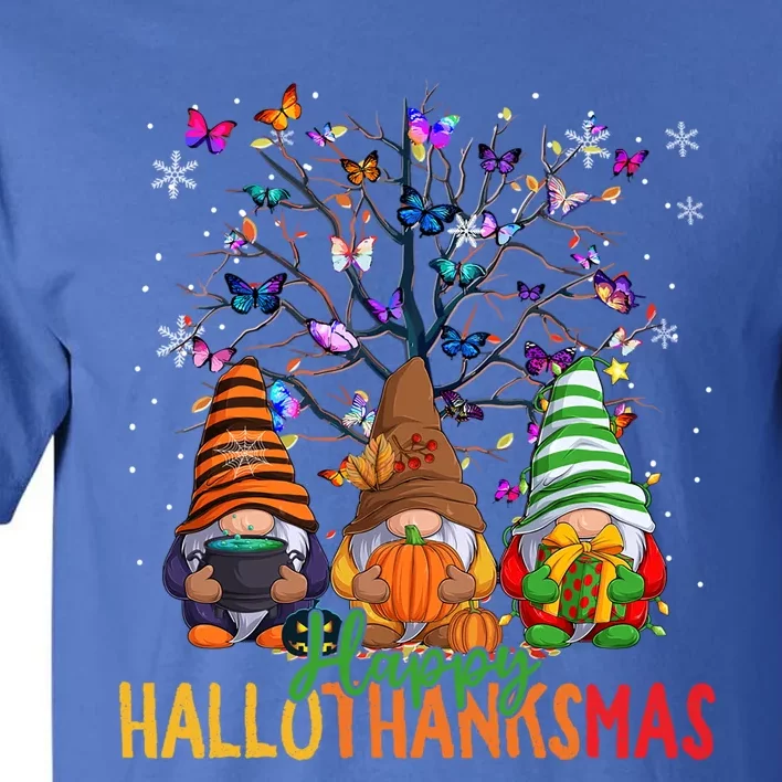 Cherish Hallothankmas In Gnome Style Gift Tall T-Shirt