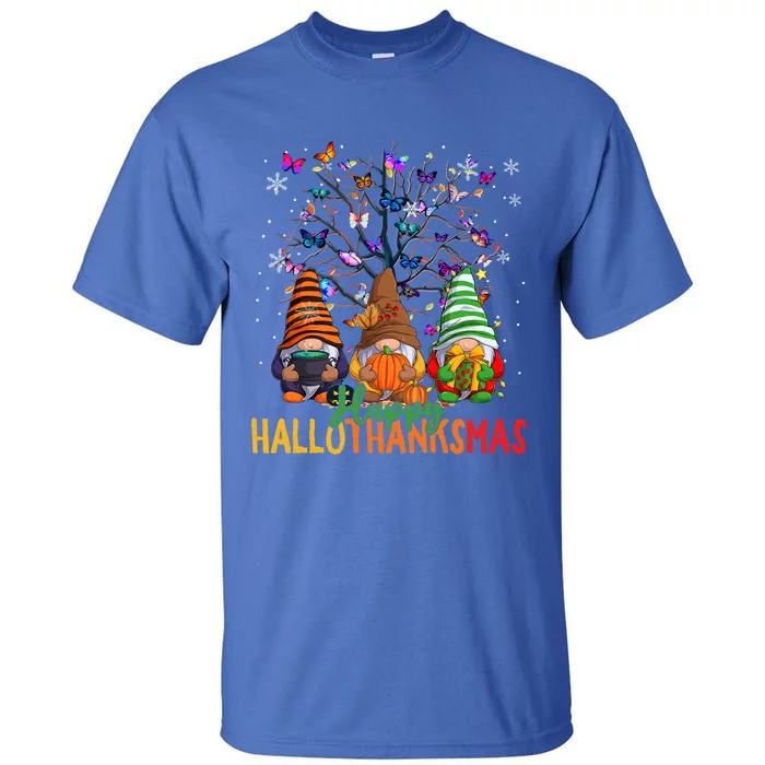 Cherish Hallothankmas In Gnome Style Gift Tall T-Shirt