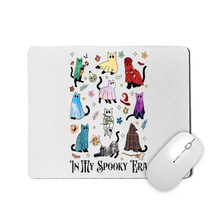 Cute Halloween In My Spooky Era Cute Cat Gift Mousepad