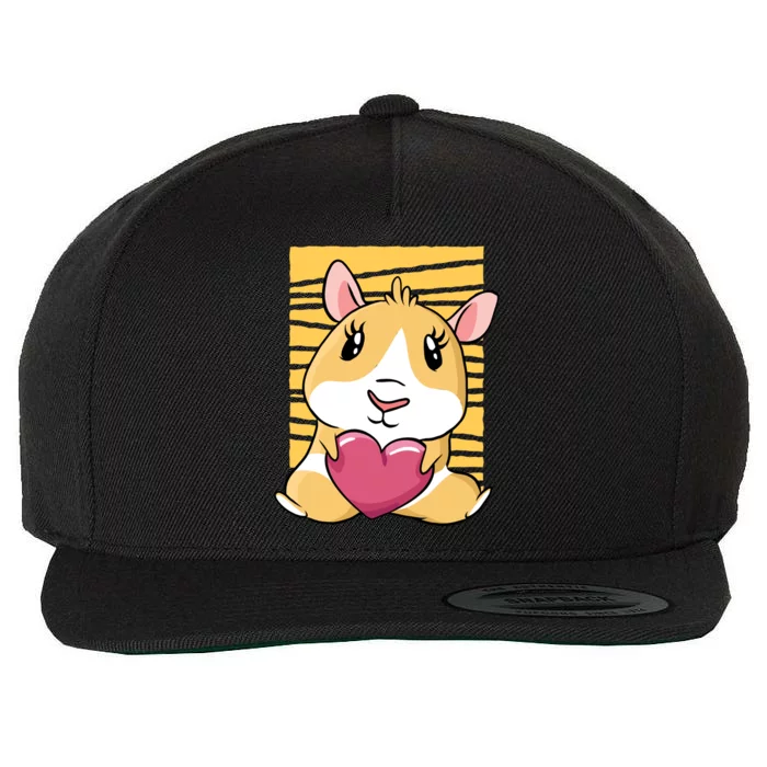 Cute Hamster I Hamster Art I Hamster Cute Gift Wool Snapback Cap