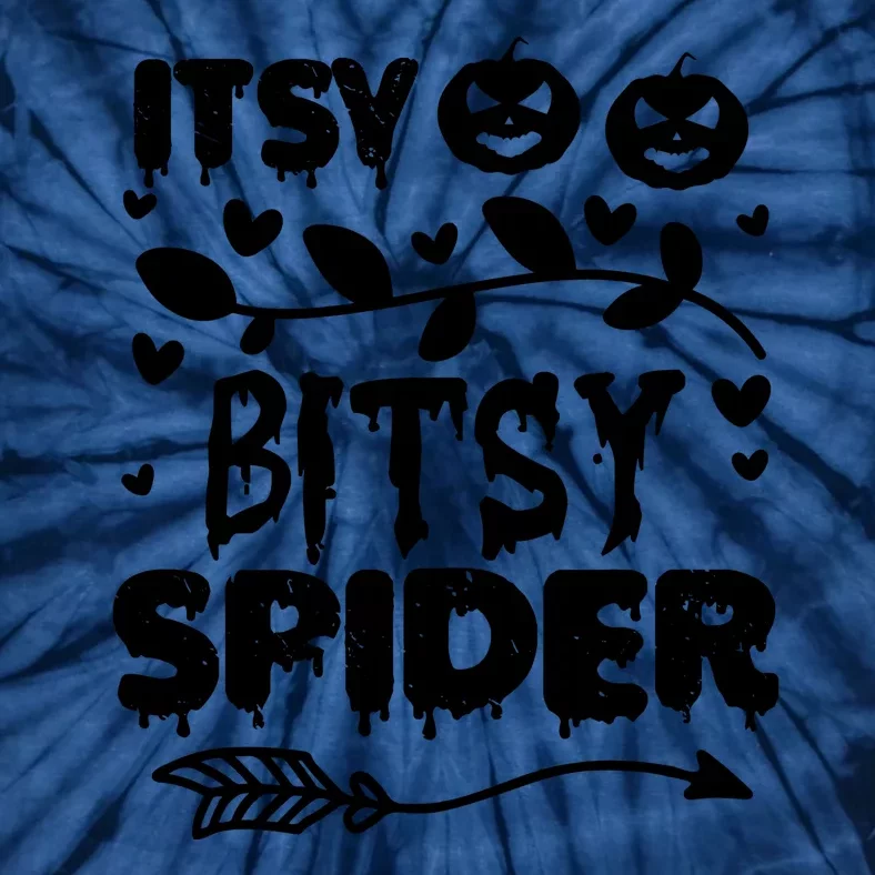 Cute Halloween Itsy Bitsy Spider Tie-Dye T-Shirt