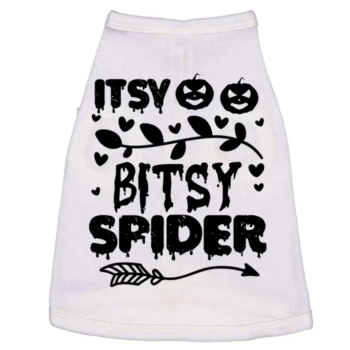 Cute Halloween Itsy Bitsy Spider Doggie Tank