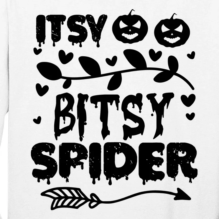 Cute Halloween Itsy Bitsy Spider Tall Long Sleeve T-Shirt