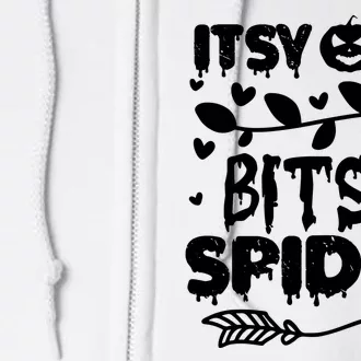 Cute Halloween Itsy Bitsy Spider Full Zip Hoodie