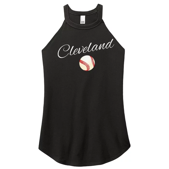 Cleveland Hometown Indian Tribe Women’s Perfect Tri Rocker Tank