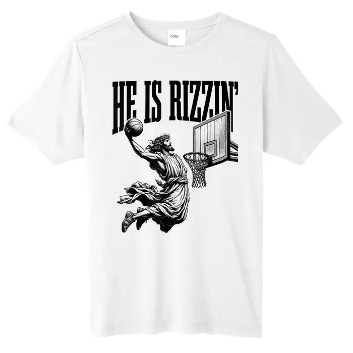 Cool He Is Rizzin Basketball Religious ChromaSoft Performance T-Shirt