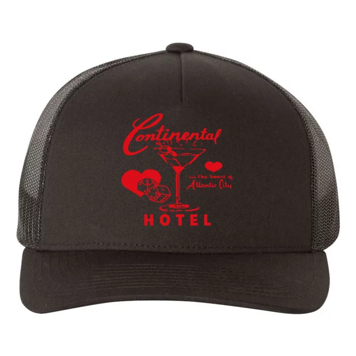 Continental Hotel In The Heart Of Atlantic City Love Yupoong Adult 5-Panel Trucker Hat