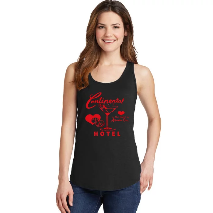 Continental Hotel In The Heart Of Atlantic City Love Ladies Essential Tank