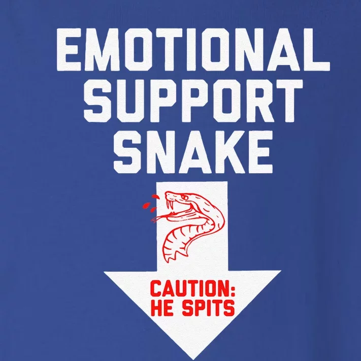 Crude Humor Inappropriate Emotional Support Snake Halloween Toddler Long Sleeve Shirt