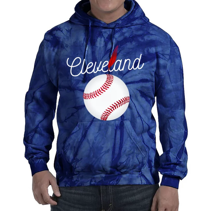 Cleveland Hometown Indian Tribe City Tie Dye Hoodie